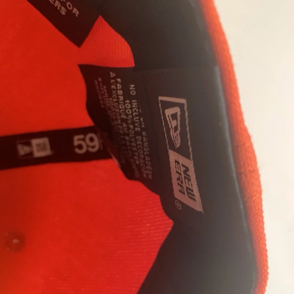 New Era San Francisco Giants 59FIFTY City Connect Orange Fitted Hat Size 7 1/4